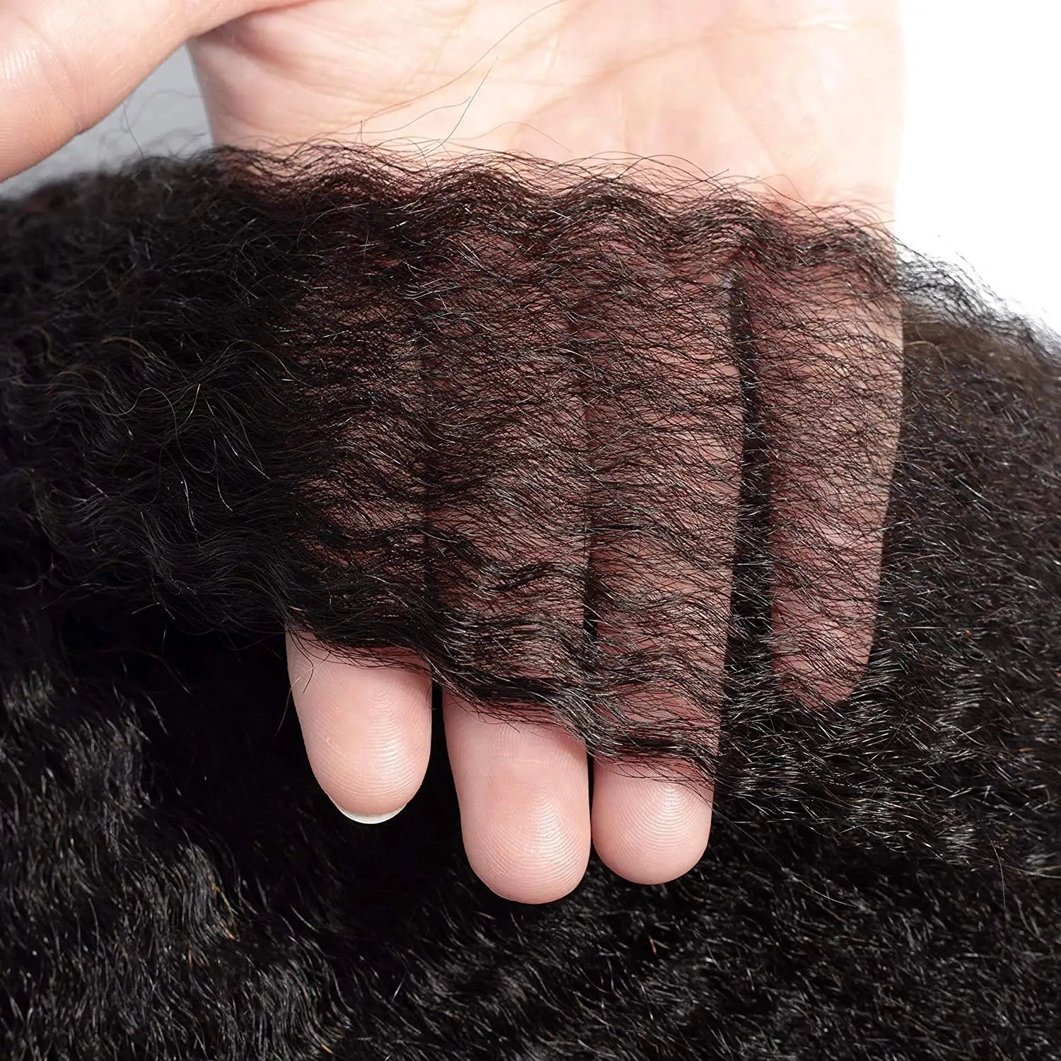3PCS Kinky Straight Hair 100% Unprocessed Virgin Human Hair Bundles Remy Hair Extensions Human Hair Yaki Straight Hair Bundles