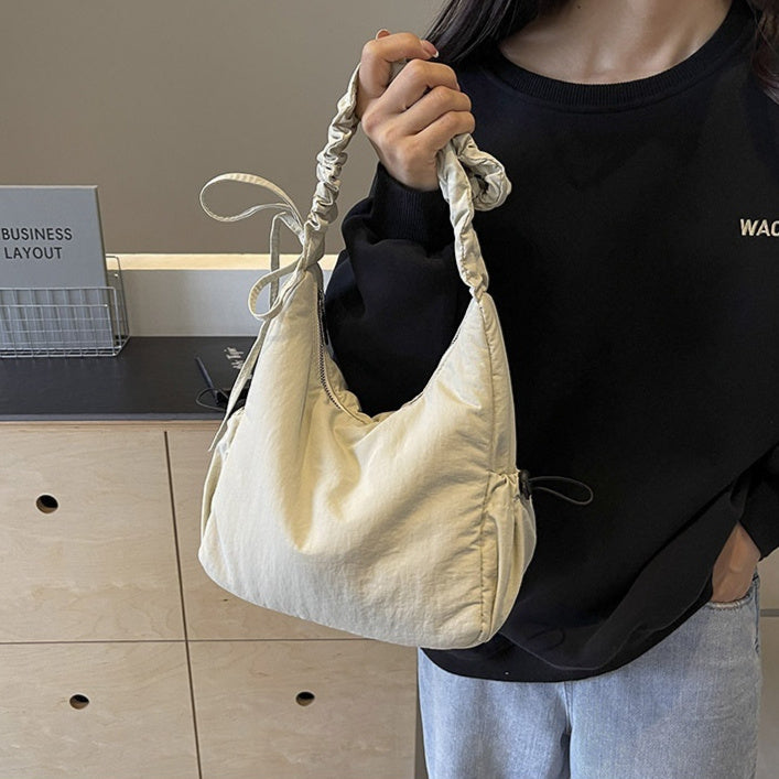 Canvas Shoulder Cotton-padded Casual Messenger Bag